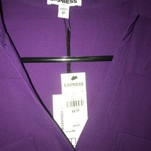 Express Tops - NWT - Purple Slim Fit Dress Shirt Express Tops - NWT - Purple Slim Fit Dress Shirt